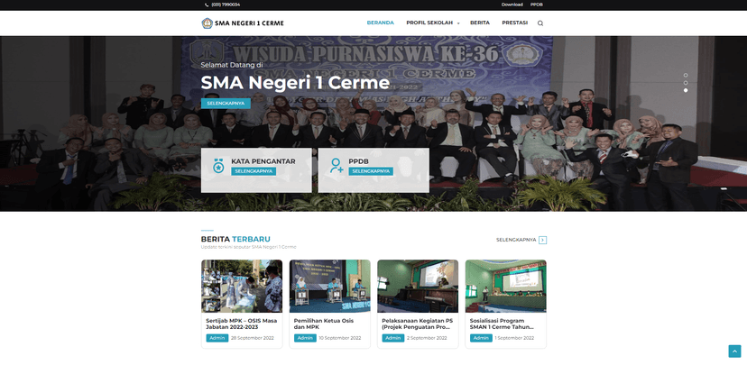 Web SMA Negeri 1 Cerme