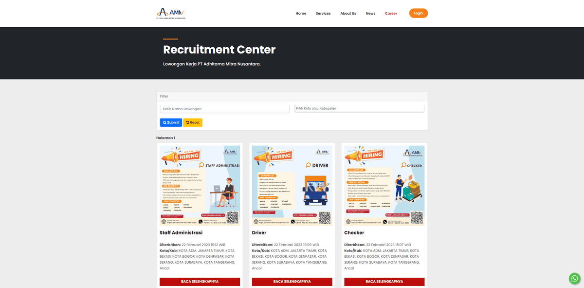 Company Profile & Job Portal