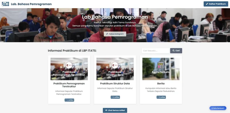 Blog Lab Bahasa Pemrograman — Lab Bahasa Pemrograman ITATS
