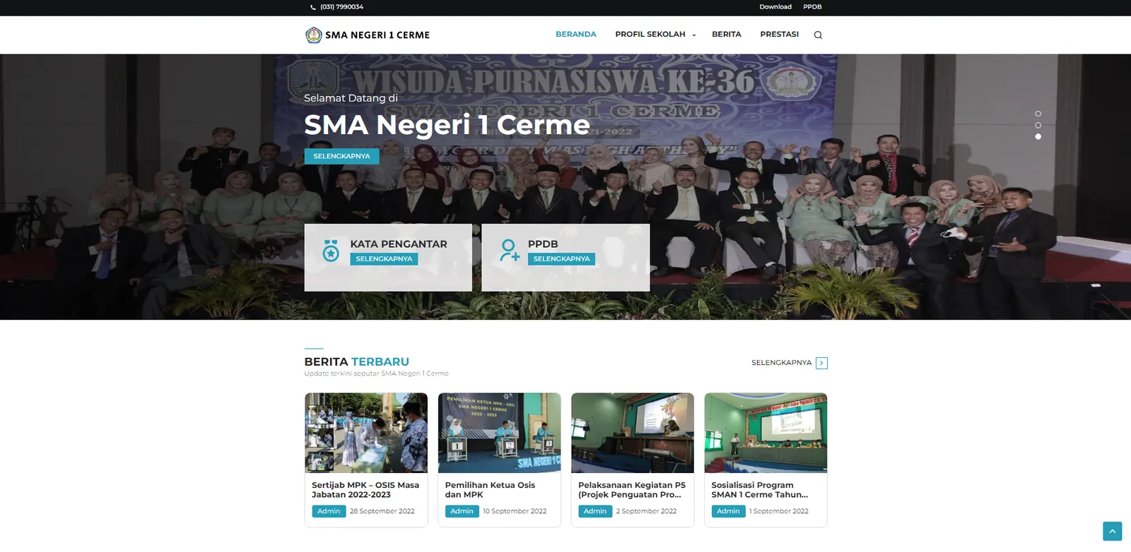 Web SMA Negeri 1 Cerme — SMA Negeri 1 Cerme