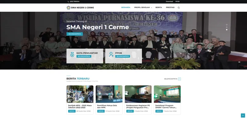 Web SMA Negeri 1 Cerme — SMA Negeri 1 Cerme