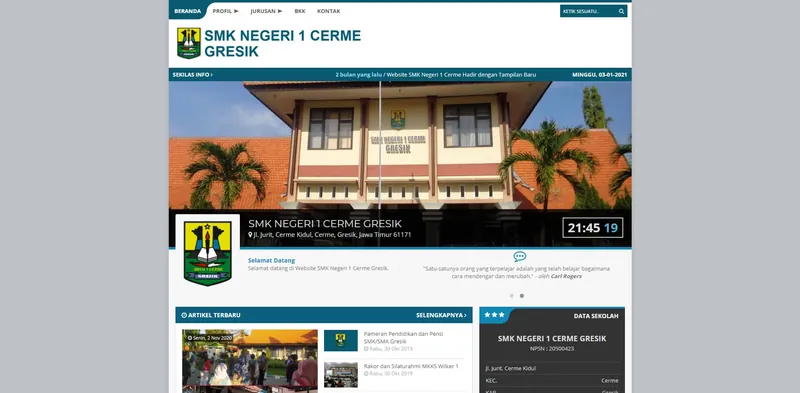 Web SMKN 1 Cerme Gresik — SMKN 1 Cerme Gresik